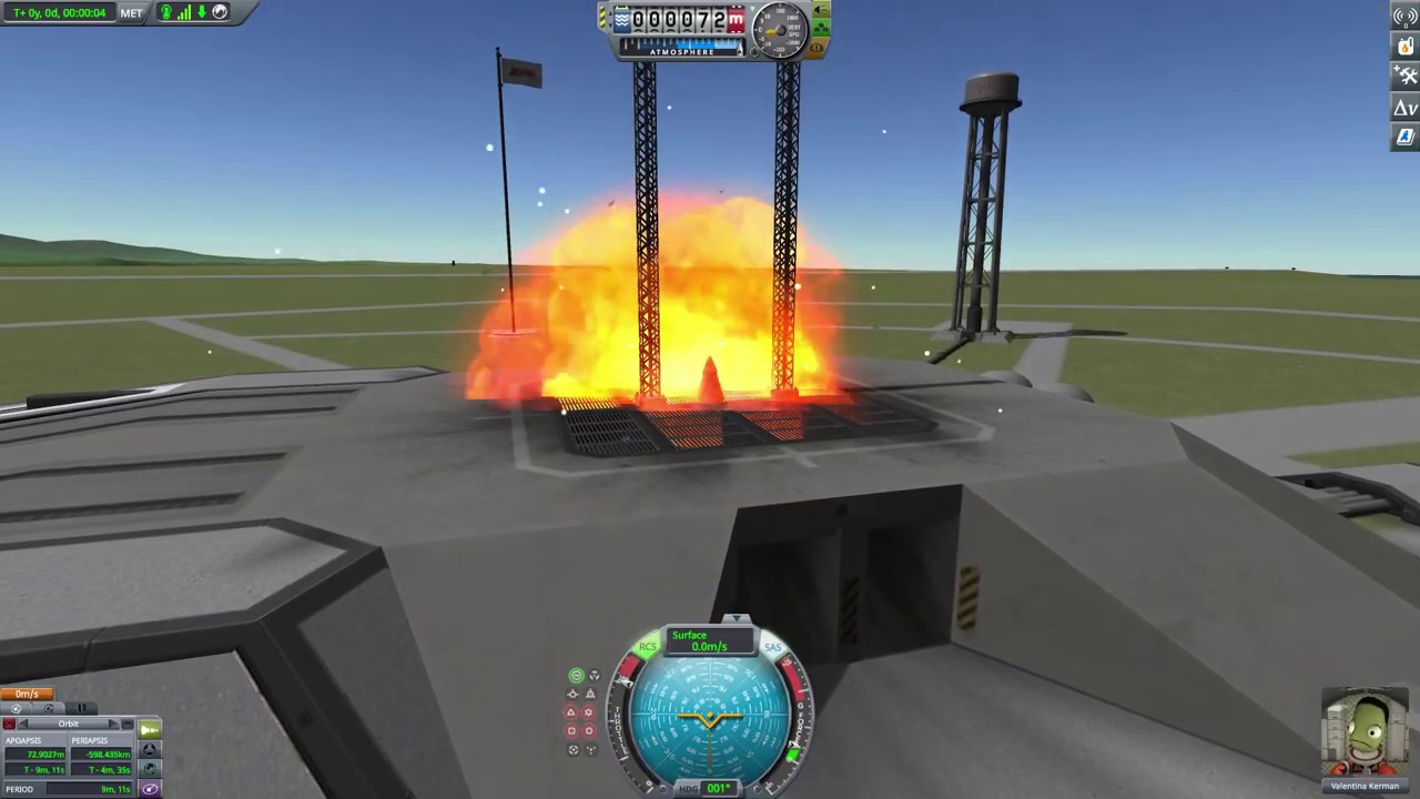 Testing the LV1 "Ant" Liquid Fuel Engine v2 KSP YouTube