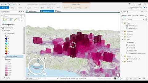 On screen 3D navigation in ArcGIS Pro