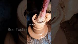 Pottery Behind The Scenes 🙃#Seetechnology #Satisfying (#Shorts)