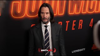 Keanu Reeves shows so much Love for his Fans at 'John Wick: Chapter 4' New York premiere