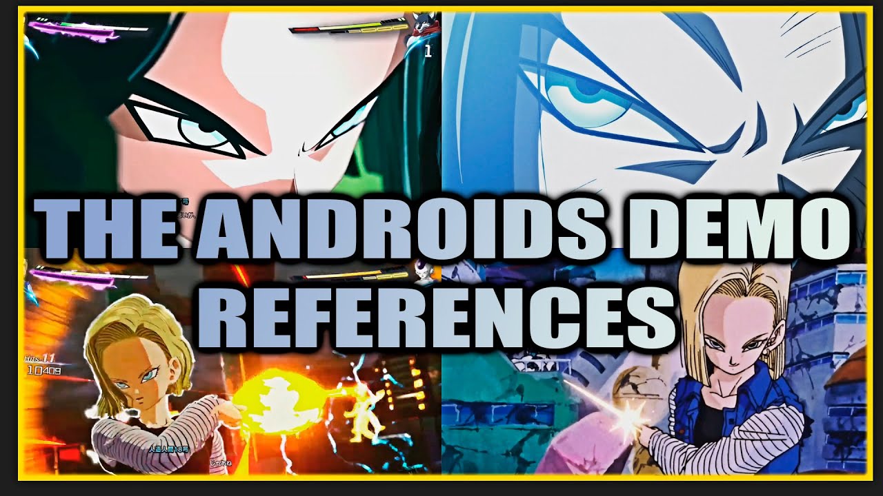 (7) DB Sparking Zero Demo The Androids References - YouTube