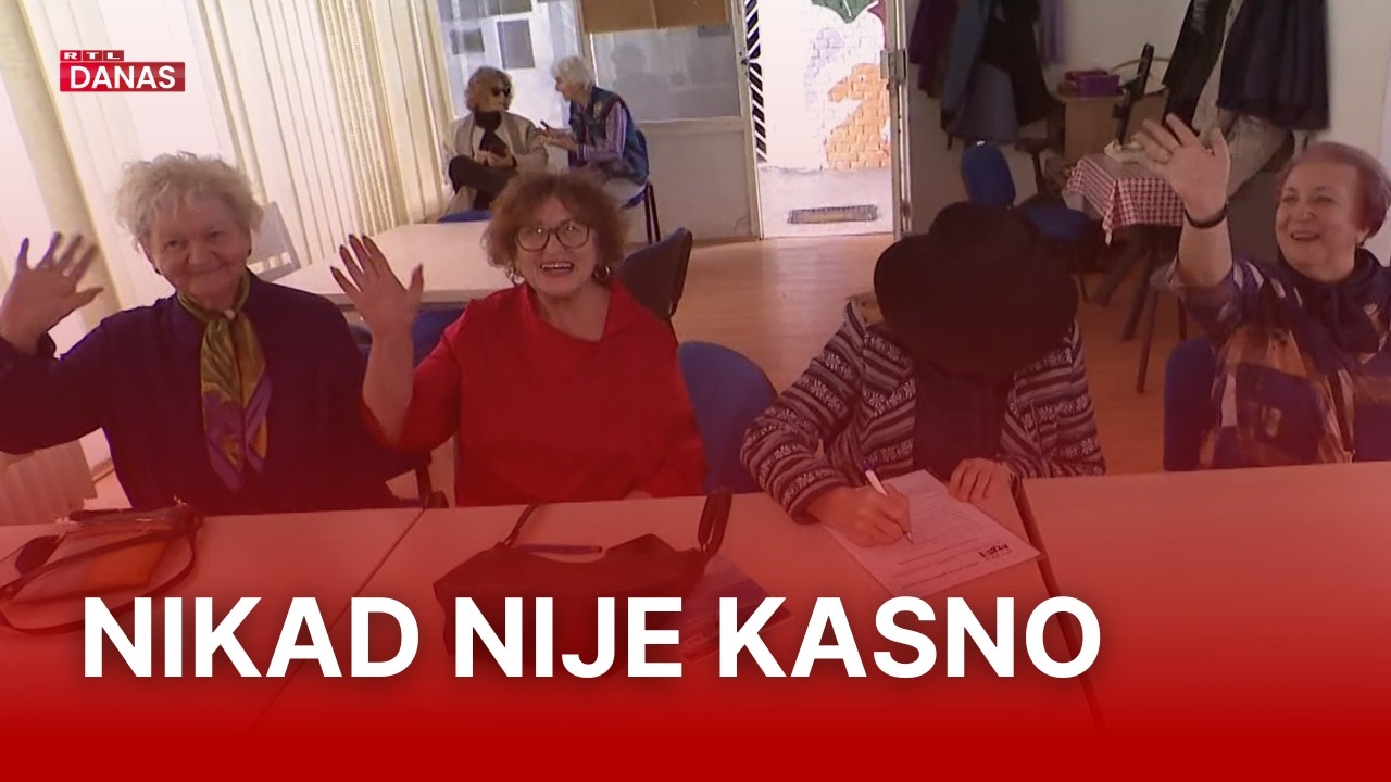 Osječki umirovljenici u zlatnim godinama uče strane jezike | RTL Danas