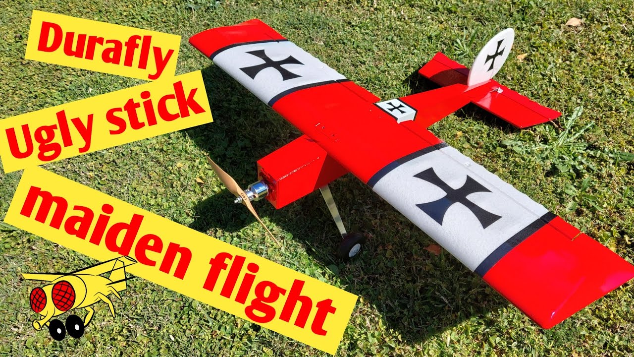 Hking Ugly Stick V2 Maiden flight review Hobby King Durafly RC