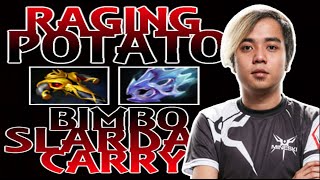 RAGING POTATO (BIMBO) - SLARDAR IMBA ATTACK SPEED DOTA 2 7.24 GAMEPLAY