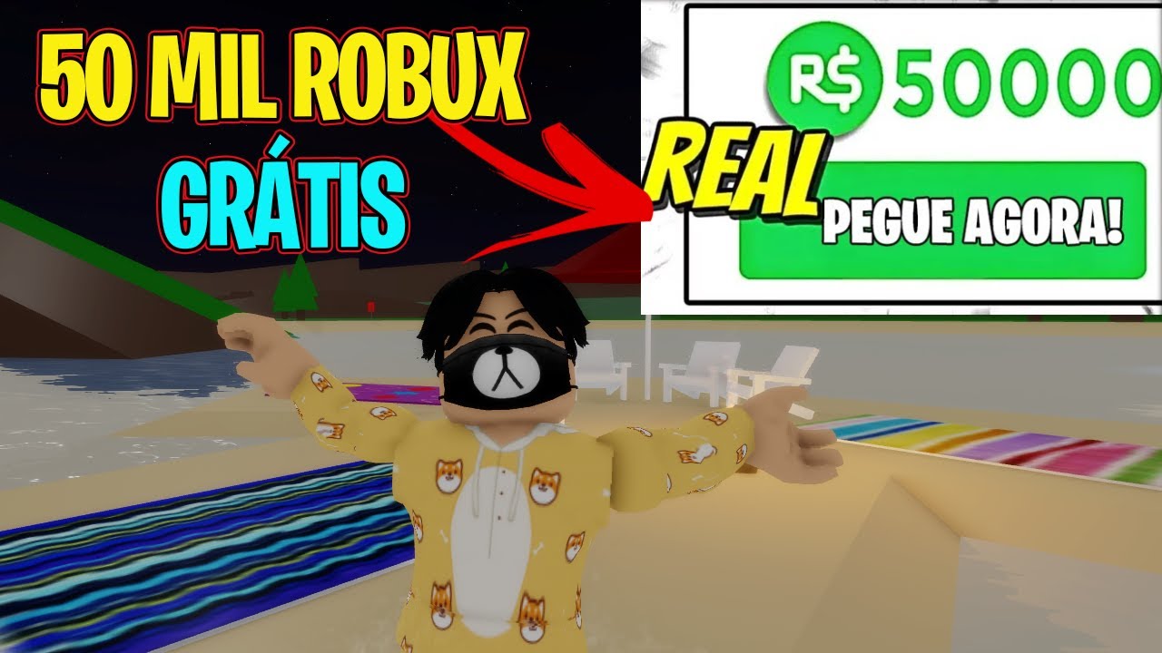 *VAZOU* COMO CONSEGUIR O CÓDIGO DE 50 MIL ROBUX GRÁTIS NO ROBLOX 2021 ...