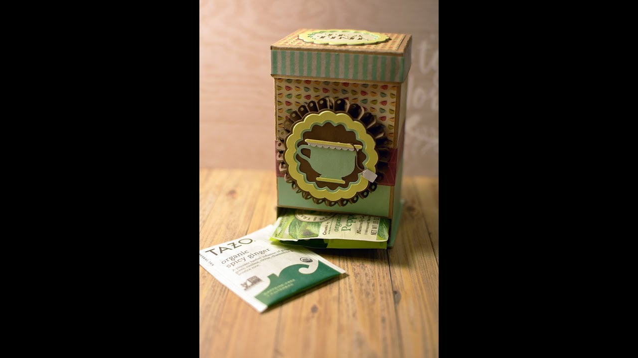 Download Tea Bag Box Dispenser using Cricut Design Space - YouTube