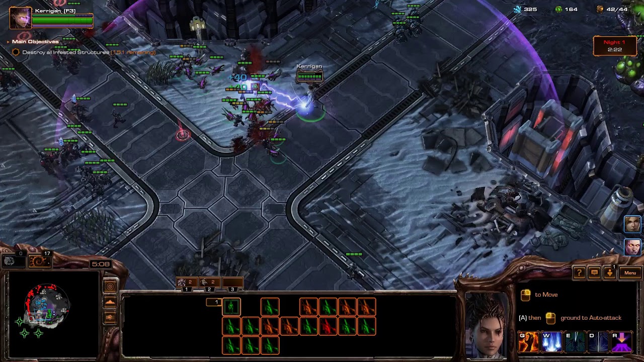 Co-op Starcraft 2 Kerrigan with random players