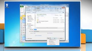 How to set a password to modify a Microsoft® Excel 2010 spreadsheet