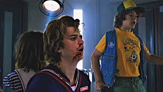 Stranger Things Season 3 - Dustin & Erica Rescue Steve & Robin Scene