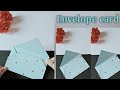 💌How to make paper envelope | Envelope card making idea | Velentine day envelope card| Envelope card