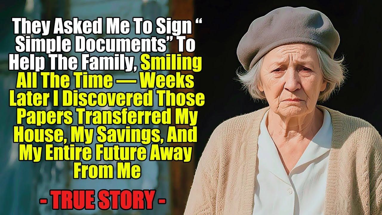 True Story From This Grandma👵💔 They Asked Me To Sign “Simple Documents” To Help The Family,...