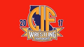 2017 CIF Boys Wrestling FINALS - 106 lbs Jonathan Prata vs Eddie Flores