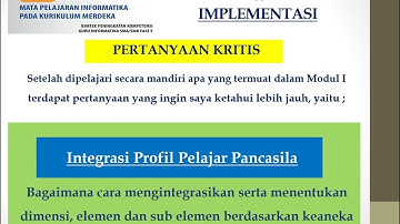 RESUME DAN REFLEKSI MODUL 1 GURU INFORMATIKA 2024