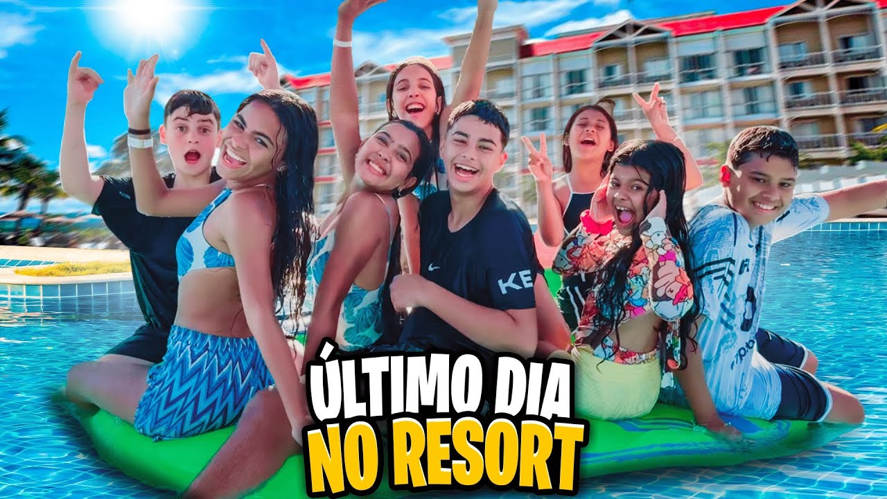 TUDO QUE FIZEMOS EM 24H DO NOSSO ÚLTIMO DIA NO RESORT 