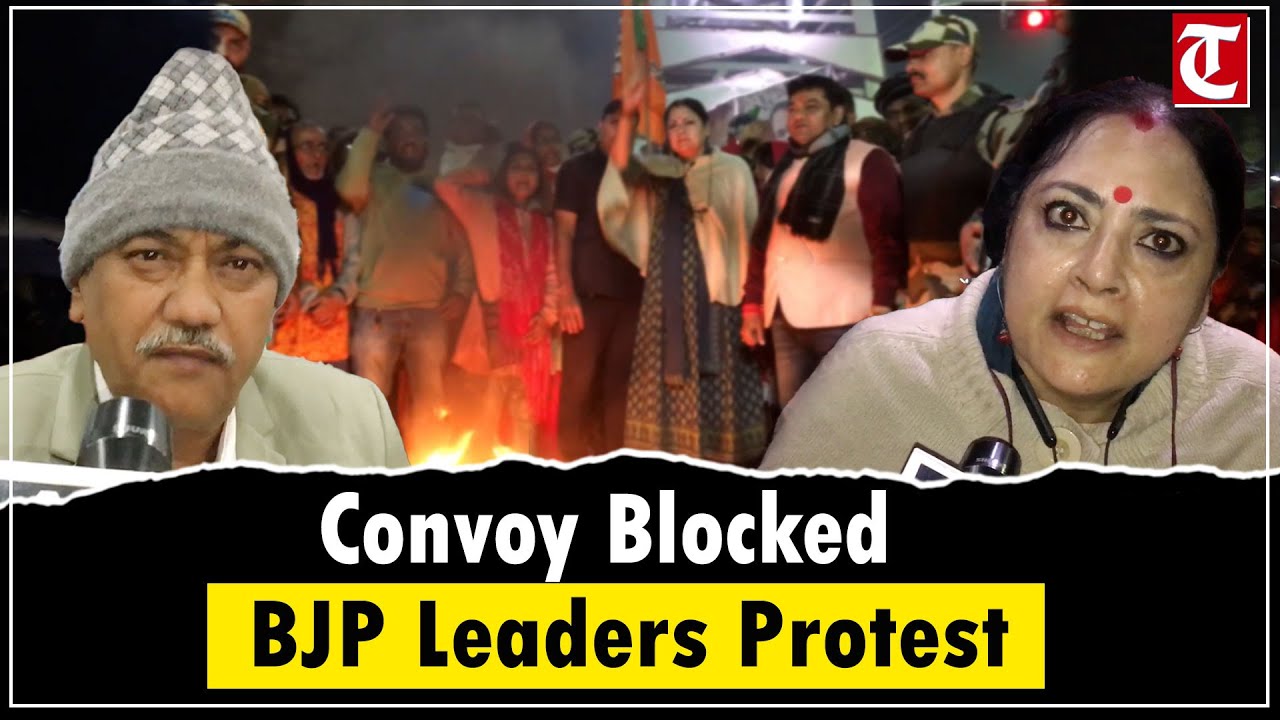 Agnimitra Paul’s Convoy Blocked in Asansol | BJP Leaders Protest Attack in Kalipahari