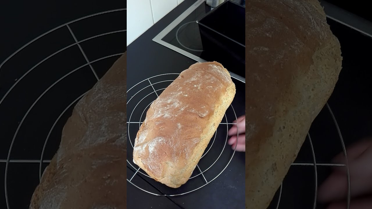 Gutshof- Laib, Sauerteig Brot, Thermomix, TM21, Rezept, mit Untertitel