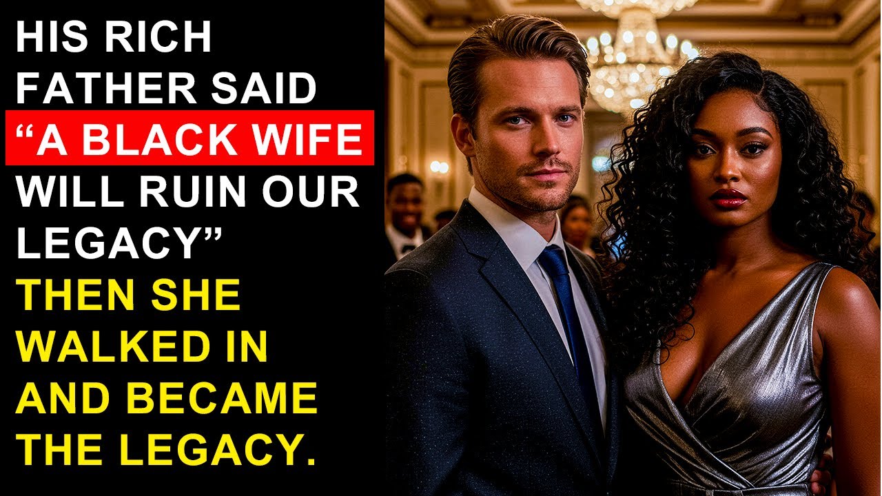 His Rich Father Said “A Black Wife Will Ruin Our Legacy”—Then She Walked In And Became The Legacy.