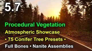 Spruce Conifer Trees Atmospheric Megaplants Bones Assemblies Ue 5.7