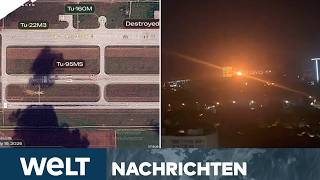 PUTINS KIREG: Ukraine greift Atom-Bomber von Russland an! Drohnen treffen Stützpunkt I WELT STREAM screenshot 4