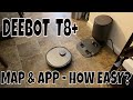 EcoVacs Deebot T8+ Robot Vacuum FULL Floor Plan Test and MAP - How easy is it to MAP your house?