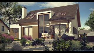 Proiect Deosebit De Casa Cu Mansarda Si Garaj 70000