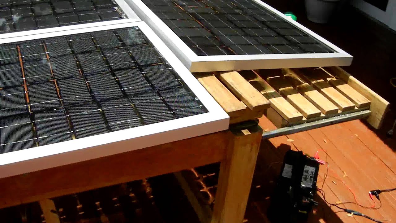 Homemade Solar Panels - YouTube