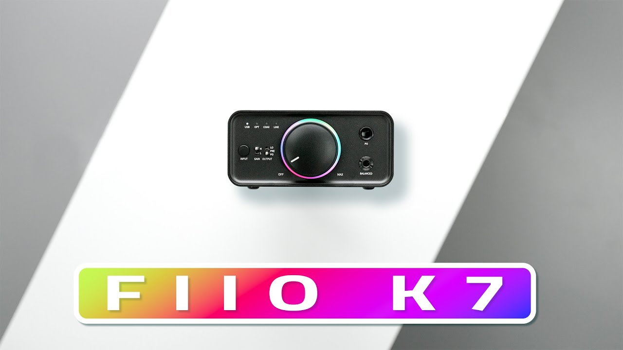 FiiO K7 Balanced Headphone DAC/Amp – Apos Audio