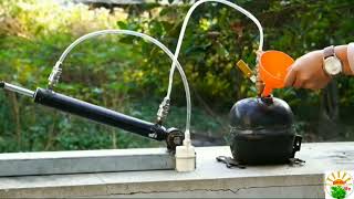 Power of steam, How to make a steam engine from a car shock absorber