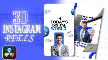 How to Edit Viral Faceless 3D INSTAGRAM REELS | Davinci Resolve Tutorial | Part one