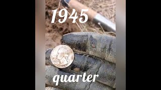Una quarter mas de plata de 1945 !!