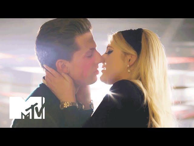 Meghan Trainor u0026 Charlie Puth Dish On Their Make Out Scene | MTV News class=