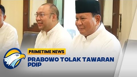 PDIP Soal Prabowo Tolak Jadi Cawapres Ganjar