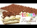 Tiramisu für Kinder ohne Alkohol, Kaffee und rohes Ei