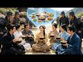 Family executed, she uses spatial power to beat bandits & reverse fate on exile!#movie #drama