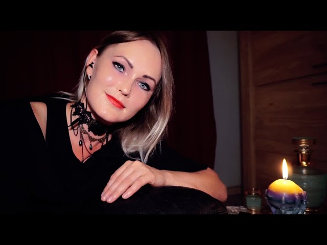 ASMR Hair & face attention 🖤 Escaping a boring party with you 🖤 Falling asleep by the light of fire🔥