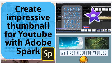 Create impressive thumbnail by using Adobe Spark App