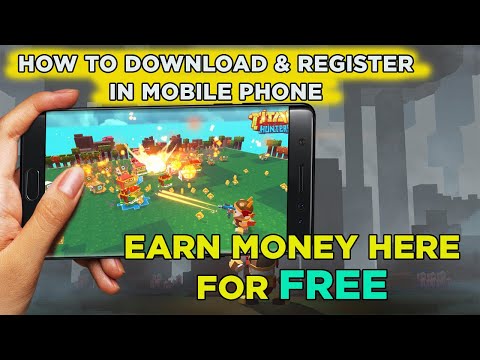 How to Download and Register in Mobile Phone | Titan Hunters Free to Play NFT Game
