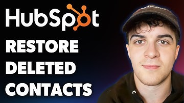 How to Restore Deleted Contacts on Hubspot - E-commerce (Full 2025 Guide)