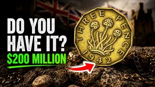 Most Valuable 1942 UK Three Pence Coin Ever Found! Rare Valuable Old Coins To Look For