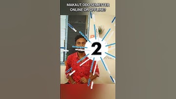 Makaut Odd Semester Online or Offline #makaut #Wbmentor #shorts