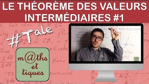Appliquer le théorème des valeurs intermédiaires (1) - Terminale