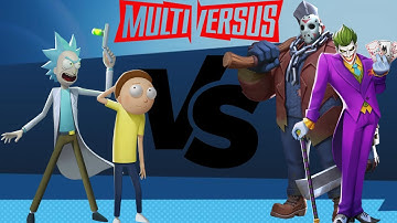 Rick & Morty VS Jason & The Joker - Multiversus Gameplay