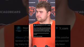 Bears LT Ozzy Trapilo CLEARED to practice #bears #chicagobears #dabears #nfl #nflnews