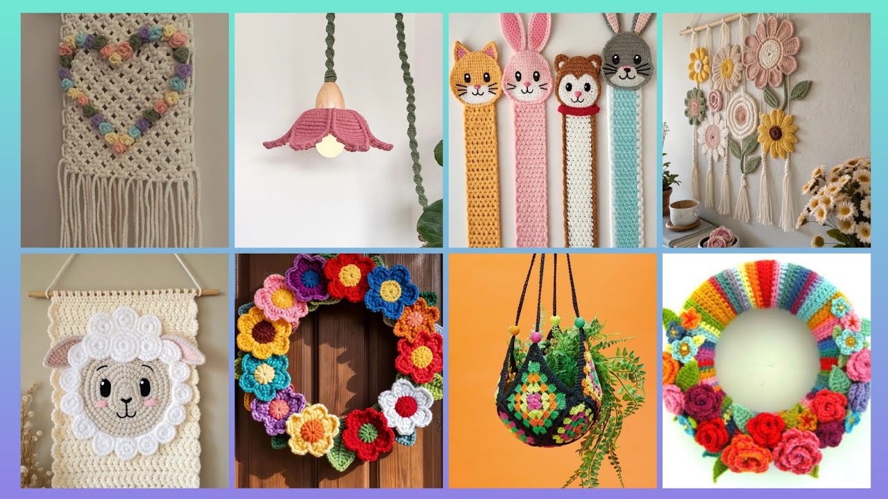 Most beautiful stylish crochet wall hanging  ideas for 2026