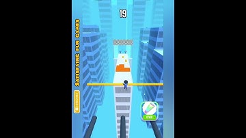 Roof Rails Game. All New Level Gameplay Walk-through #gaming #games #shorts #gameplay #roofrails