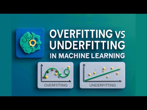 📉 Overfitting vs Underfitting in Machine Learning | Explained Visually for Beginners