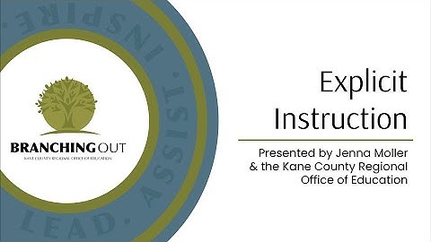 Branching Out: Explicit Instruction