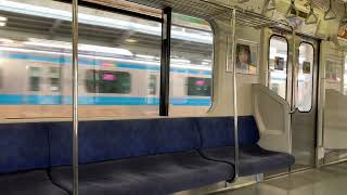 【三菱GTO】209系1000番台トタ82車窓+走行音 東京〜御茶ノ水(2021.12)