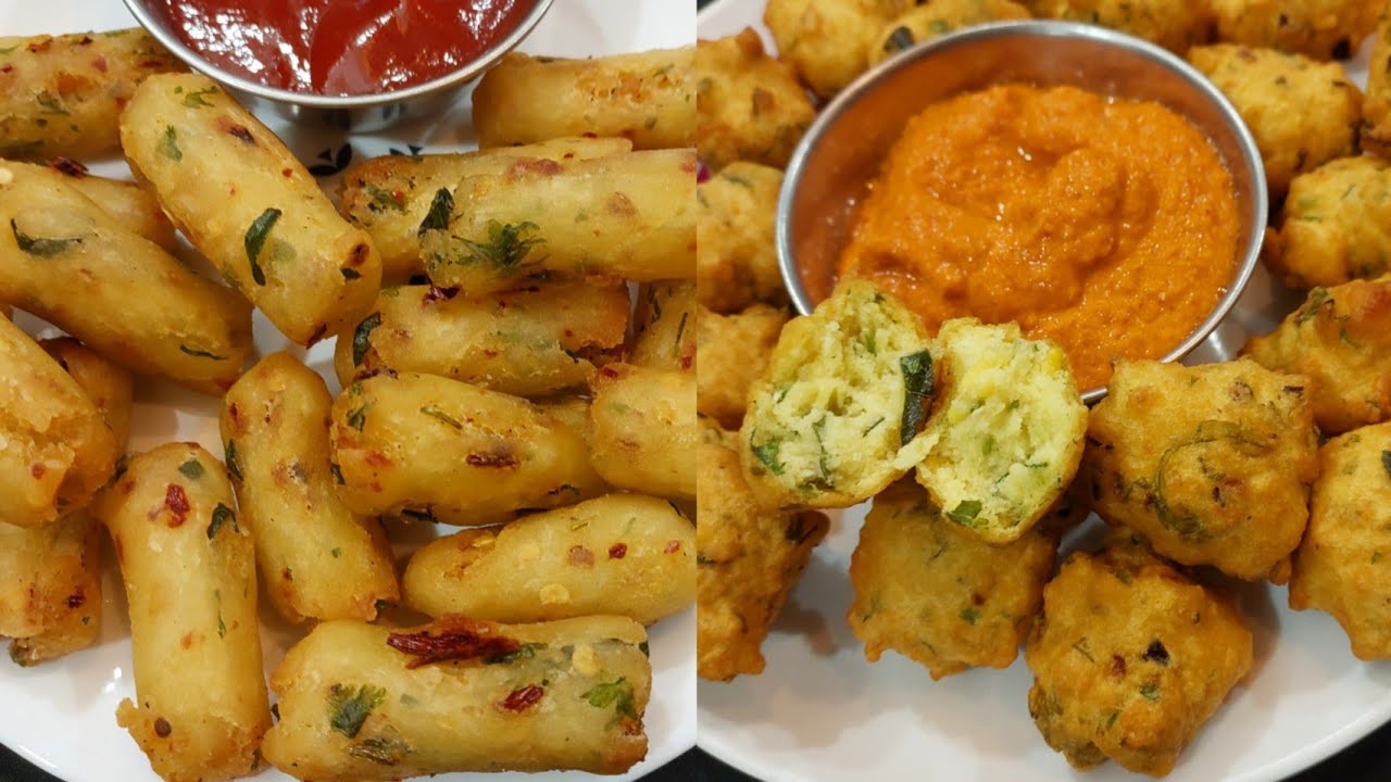 ಸಂಜೆಯ ಚಹಾ ಸಮಯಕ್ಕೆ ಖಾರಾ ಚಟ್ನಿ ಜೊತೆ 2 ರೀತಿಯ ತಿಂಡಿ / 2 types of evening snacks & spicy chutney recipe