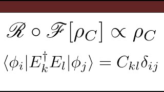 Quantum Error Correction 4: Knill–Laflamme quantum error-correcting code criterion